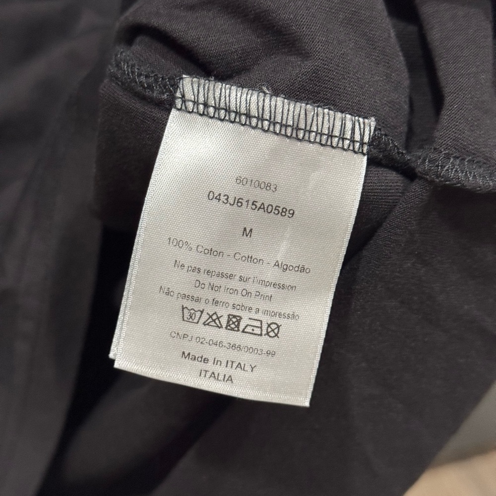 (SOLD) Dior Atelier Logo Print Cotton T-shirt 043J615A0589 - Size Medium - Picture 4 of 4